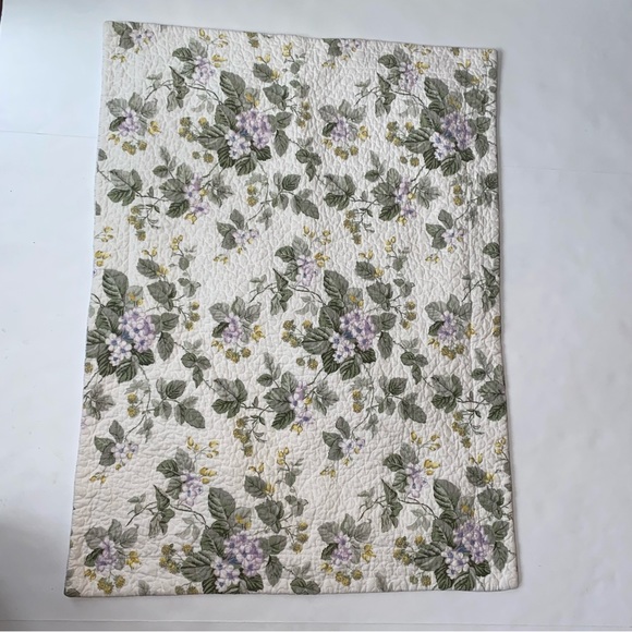 Laura Ashley Bedding Laura Ashley Floral Quilted Pillow Case